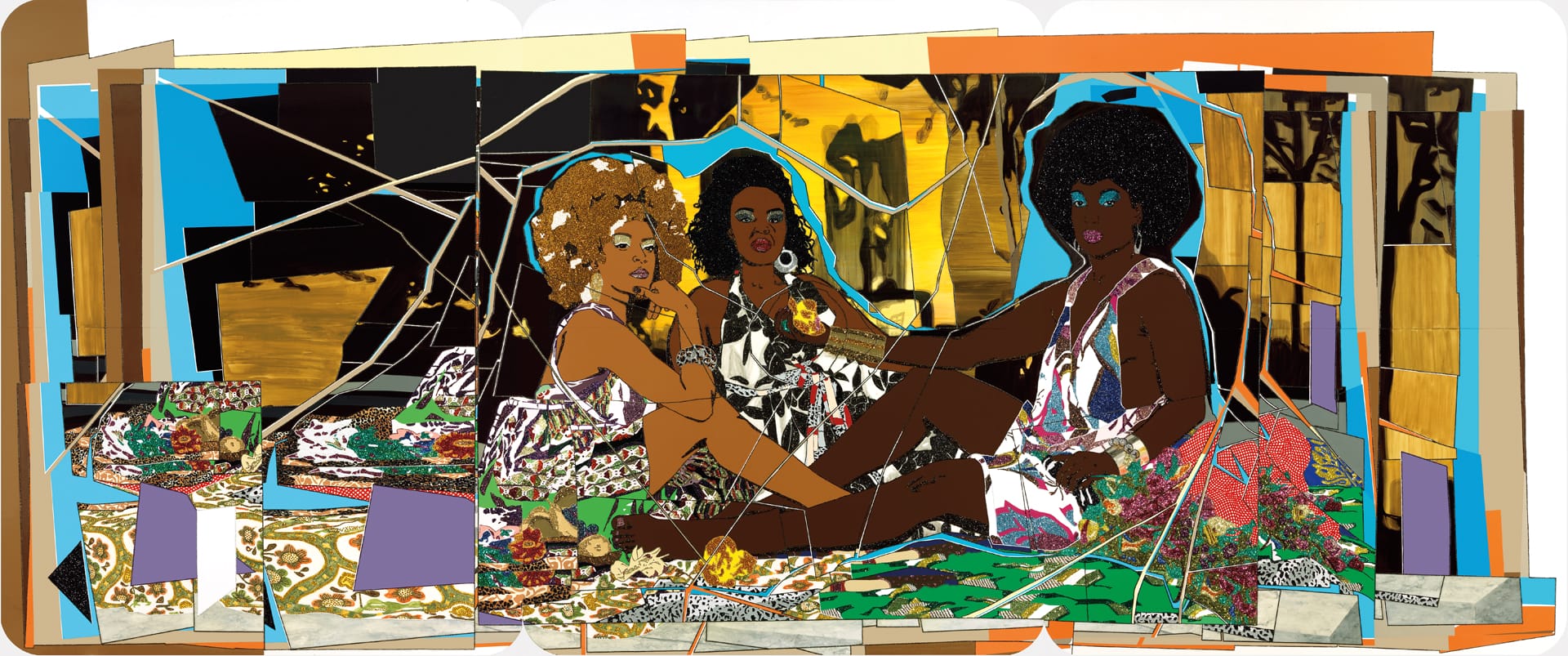 Thomas’ 2010 Le Dejeuner sur l’herbe: Les trois femmes noires