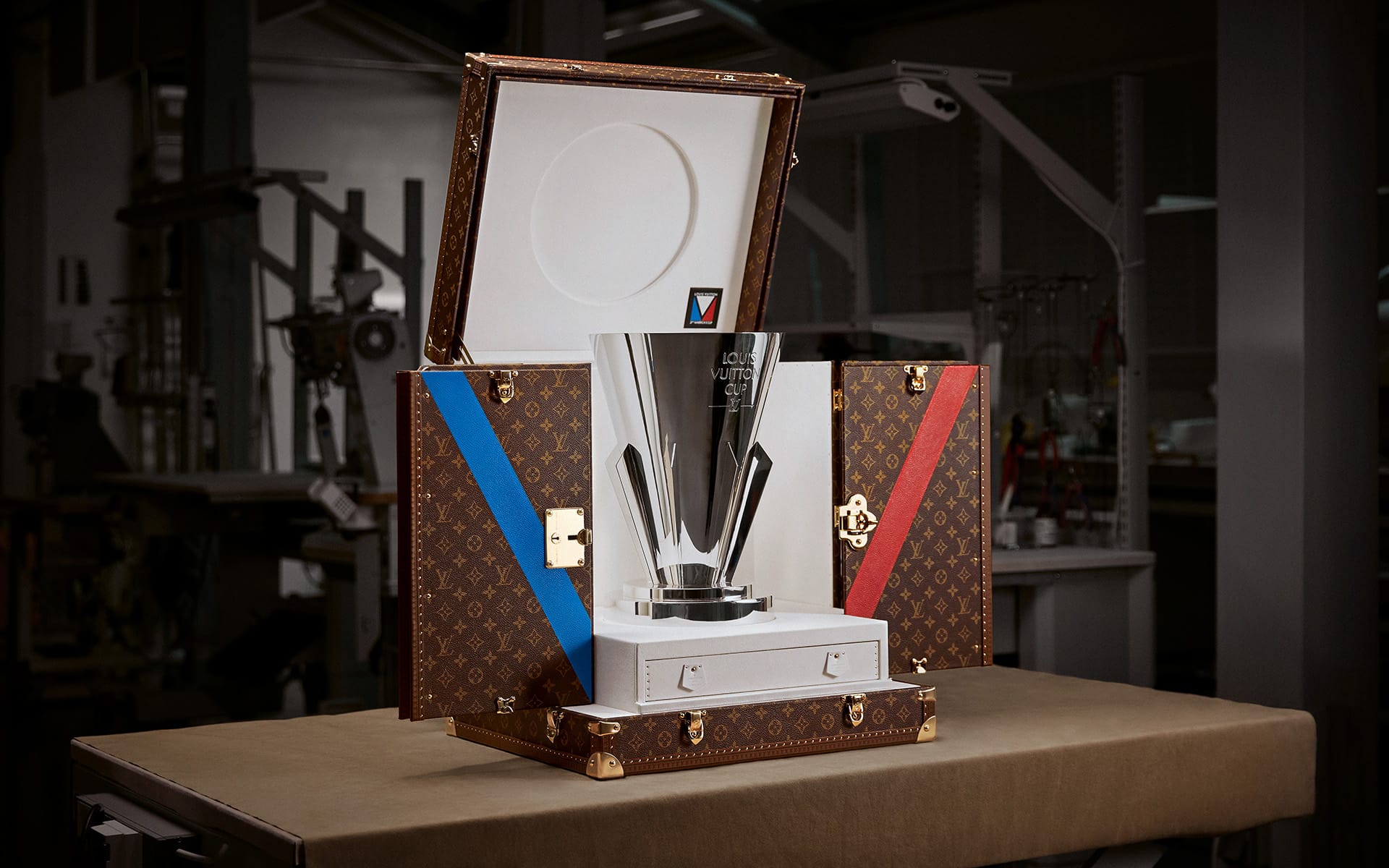 Louis Vuitton designed the iconic bespoke trophy trunks.