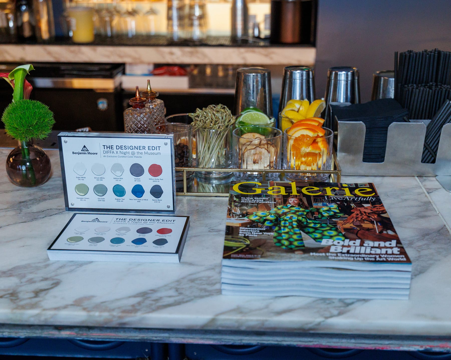 Galerie Magazine and Benjamin Moore helped sponsor the recent DIFFA Night@the Museum event in New York.