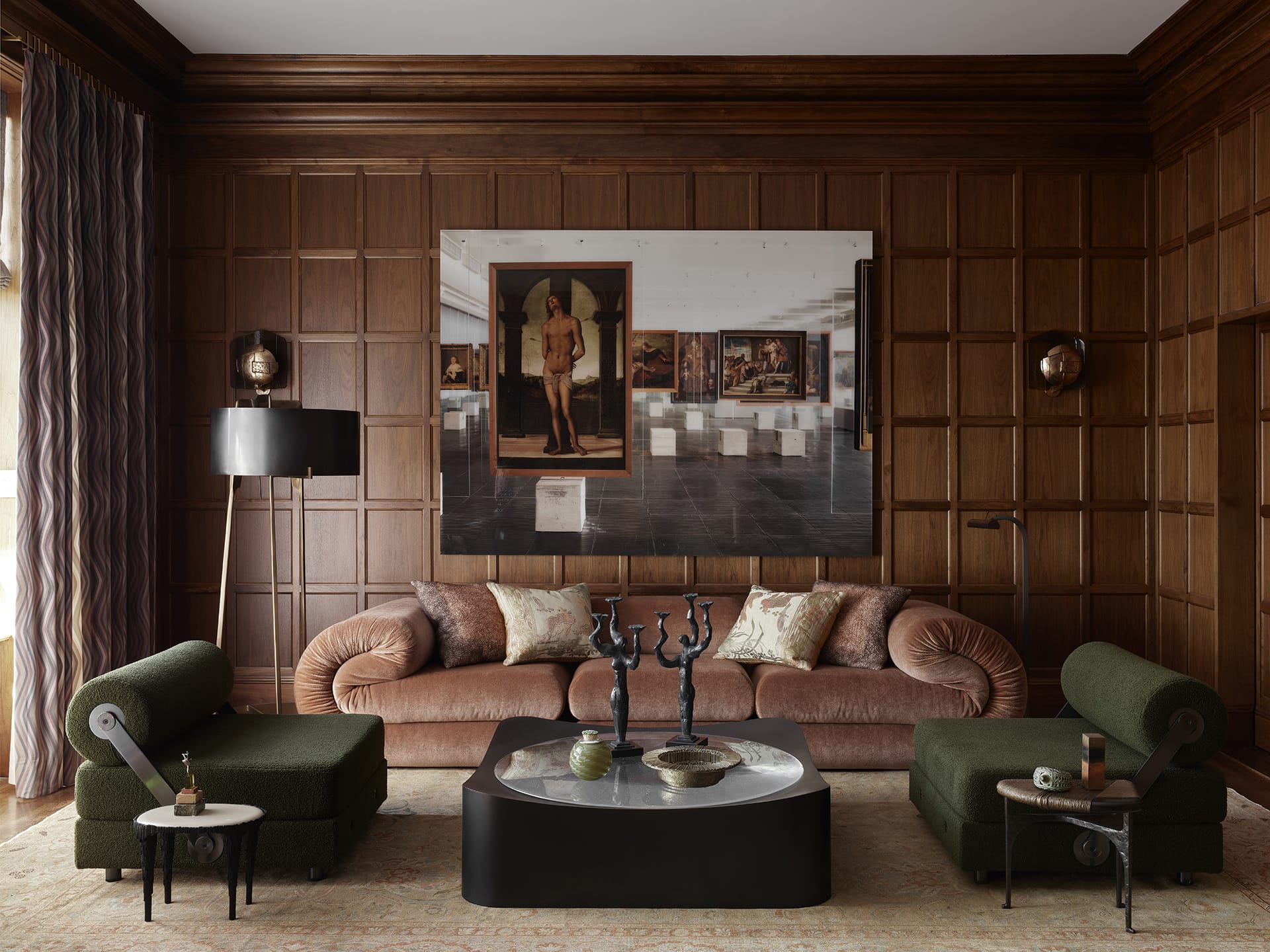 A room designed by Geoffrey De Sousa at the 2025 San Francisco Decorator Showcase.