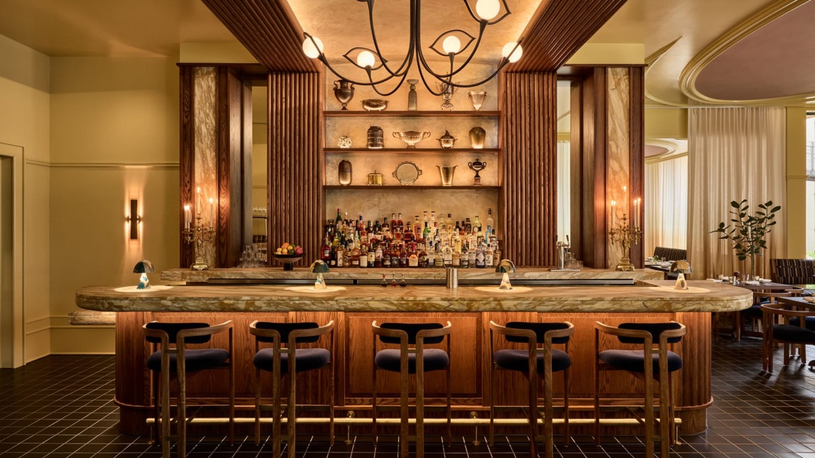 Parseid bar at the Hotel Saint Augustine in Houston, Texas.