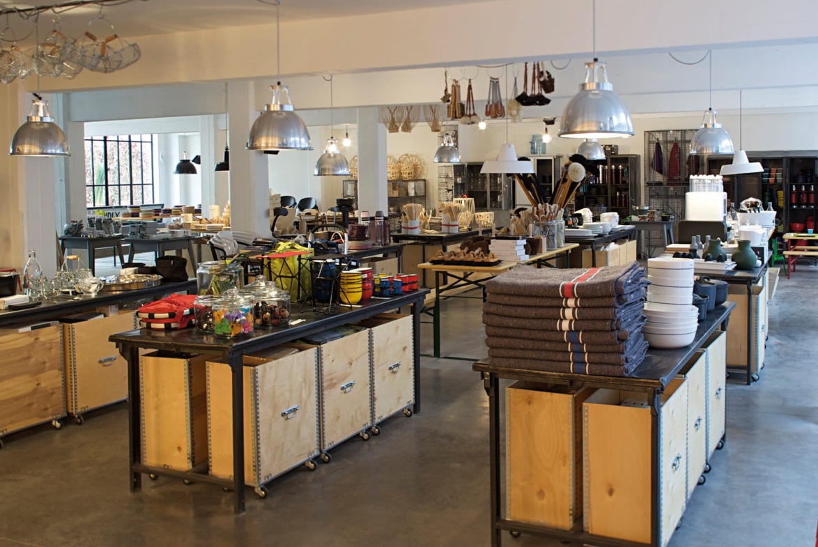 On the lower level, an enticing array of kitchen goods attracts devotees from around the world.
