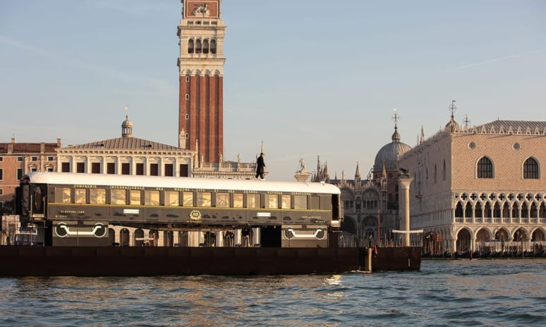 JPMALL LLC⭐️VENICE SIMPLON ORIENT EXPR Artist JR Crafts an Extraordinary Interior for the Venice