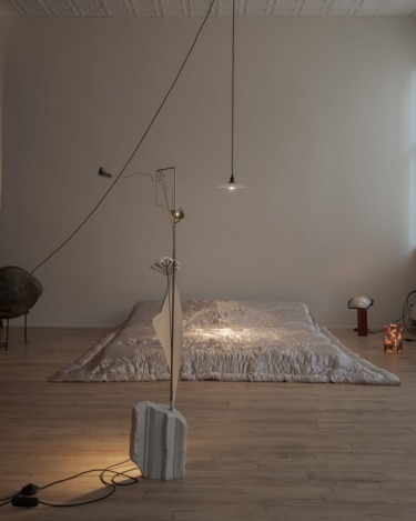 Installation view of "In Praise of Shadows” and Jacqueline Sullivan Gallery in New York.