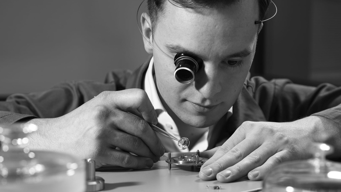 Watchmaker Rémy Cools.