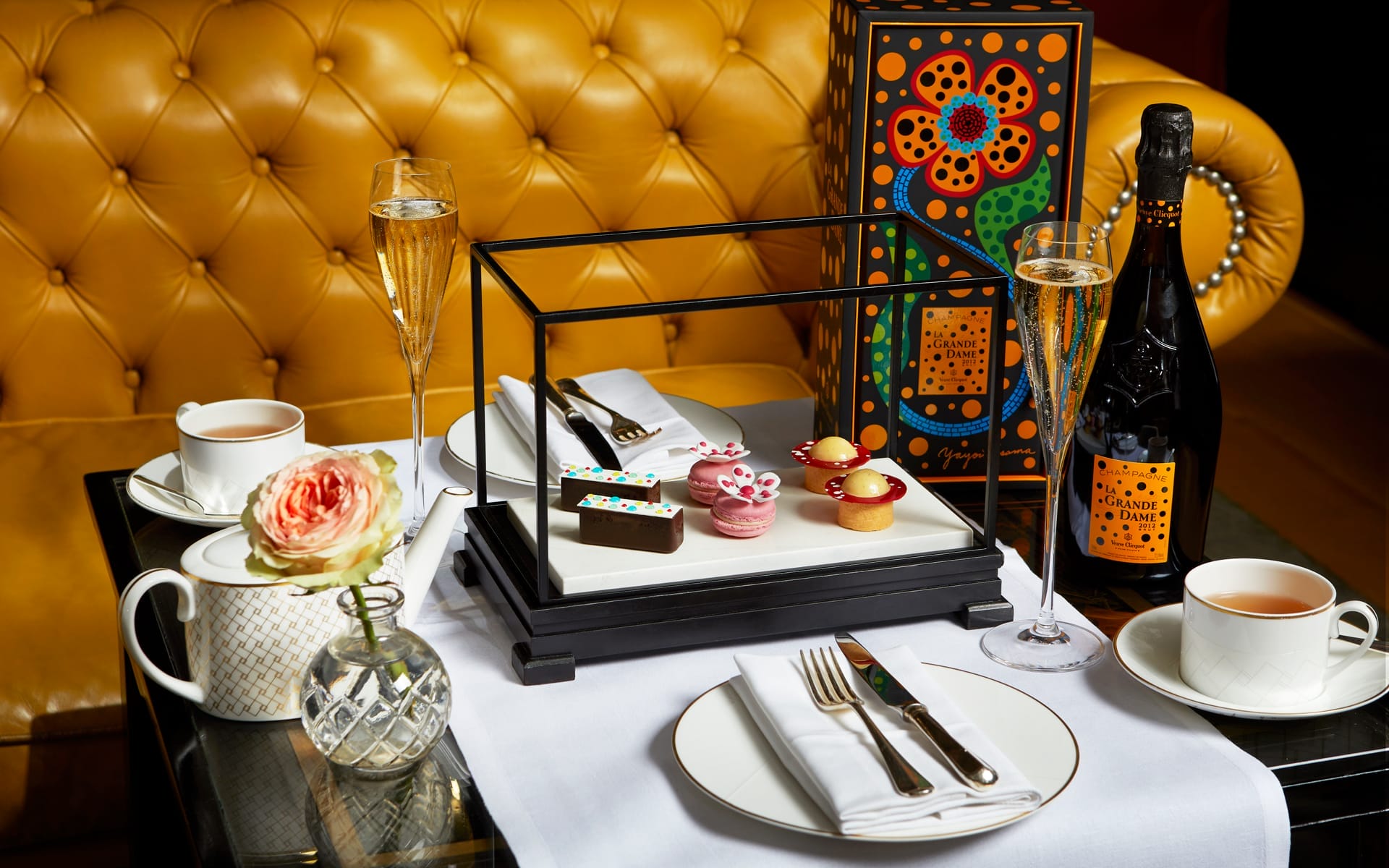 How You Can Enjoy a Yayoi Kusama–Themed Afternoon Tea in London