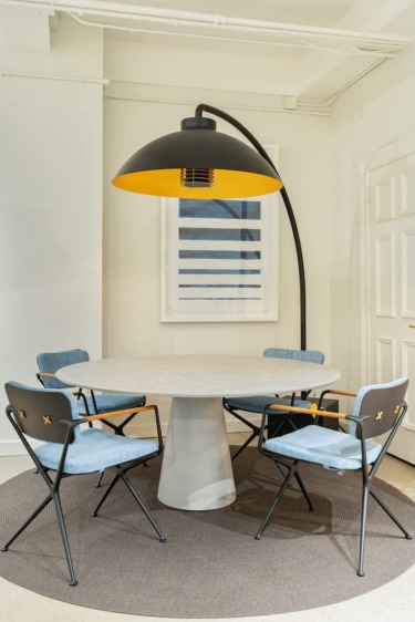 Royal Botania’s new showroom at the New York Design Center.