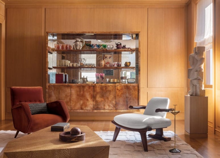 This Impeccably Curated New York Aerie Layers Warm Woods