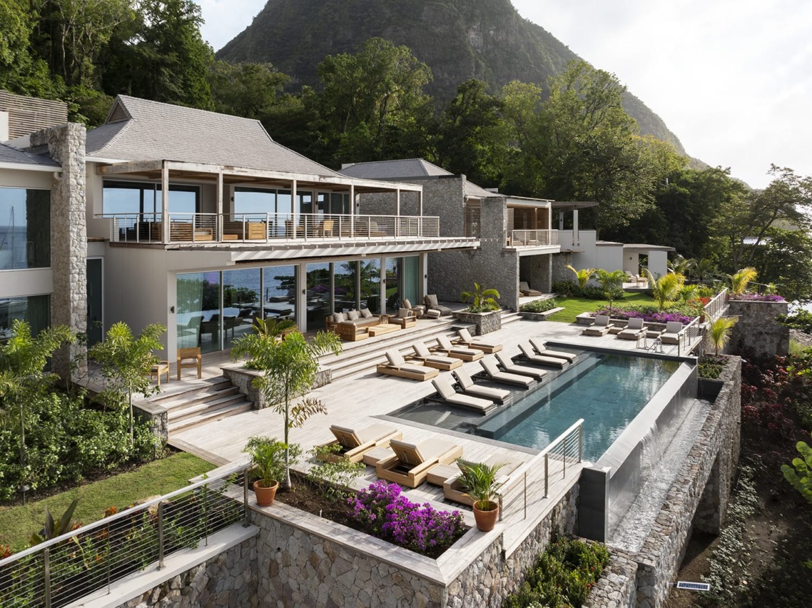 Spice of Life residence at Sugar Beach, a Viceroy Hotel, in St. Lucia.