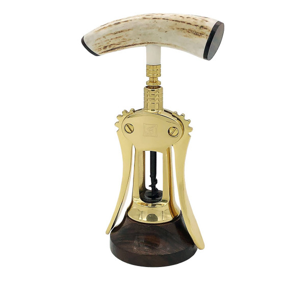 Stefano Raffa brass winged corkscrew from Artmest.