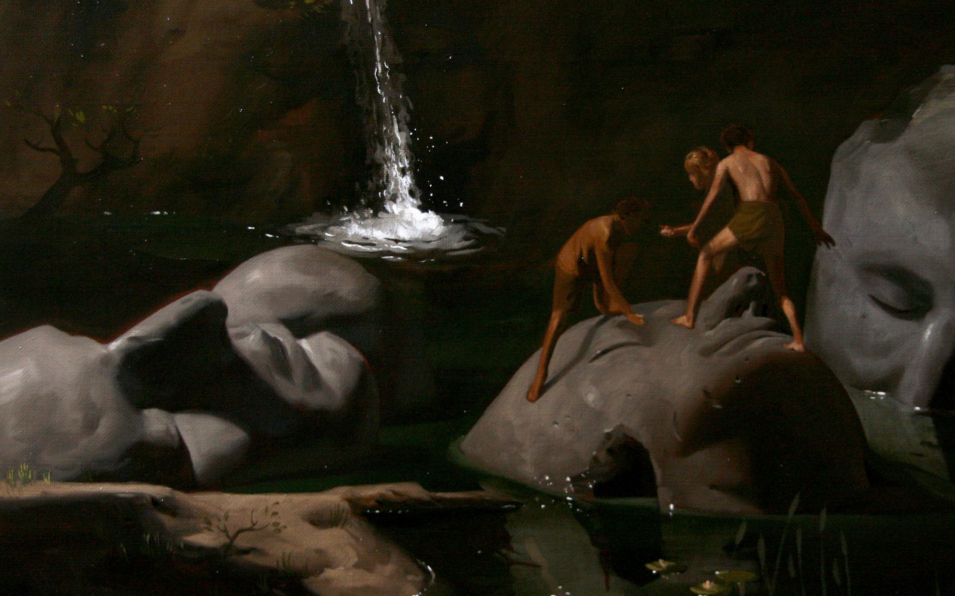 Painting "Sans dieux (Without gods)" by Jean-Baptiste Boyer