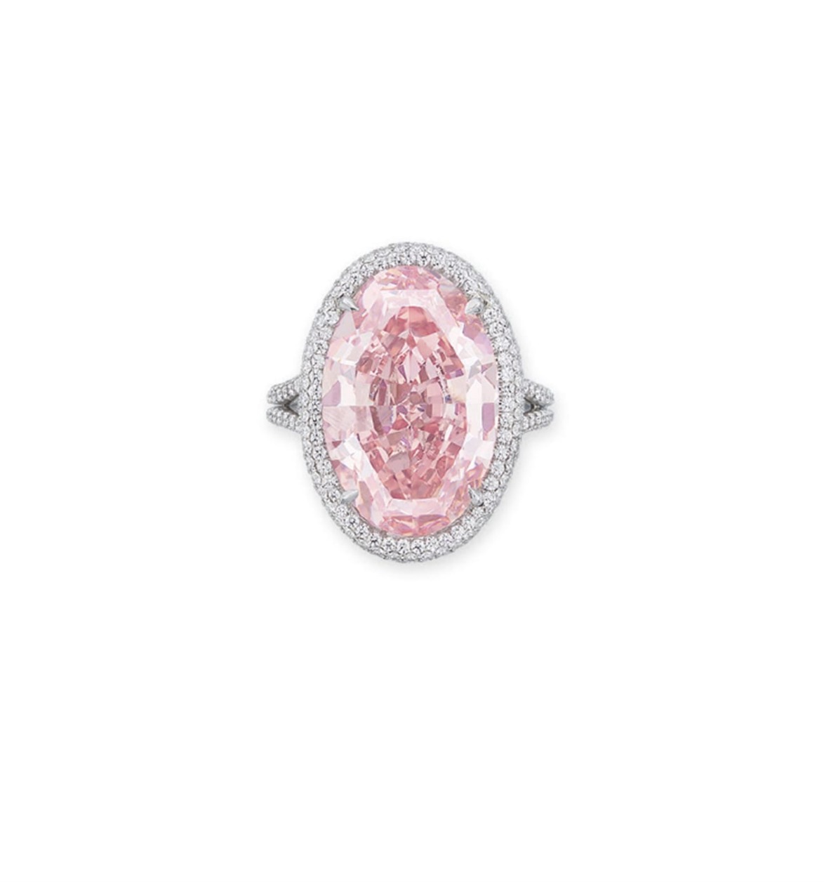 Pink diamonds: The Pink Promise, a rare and colored diamond ring sold at Christie's on 11 June 2024.