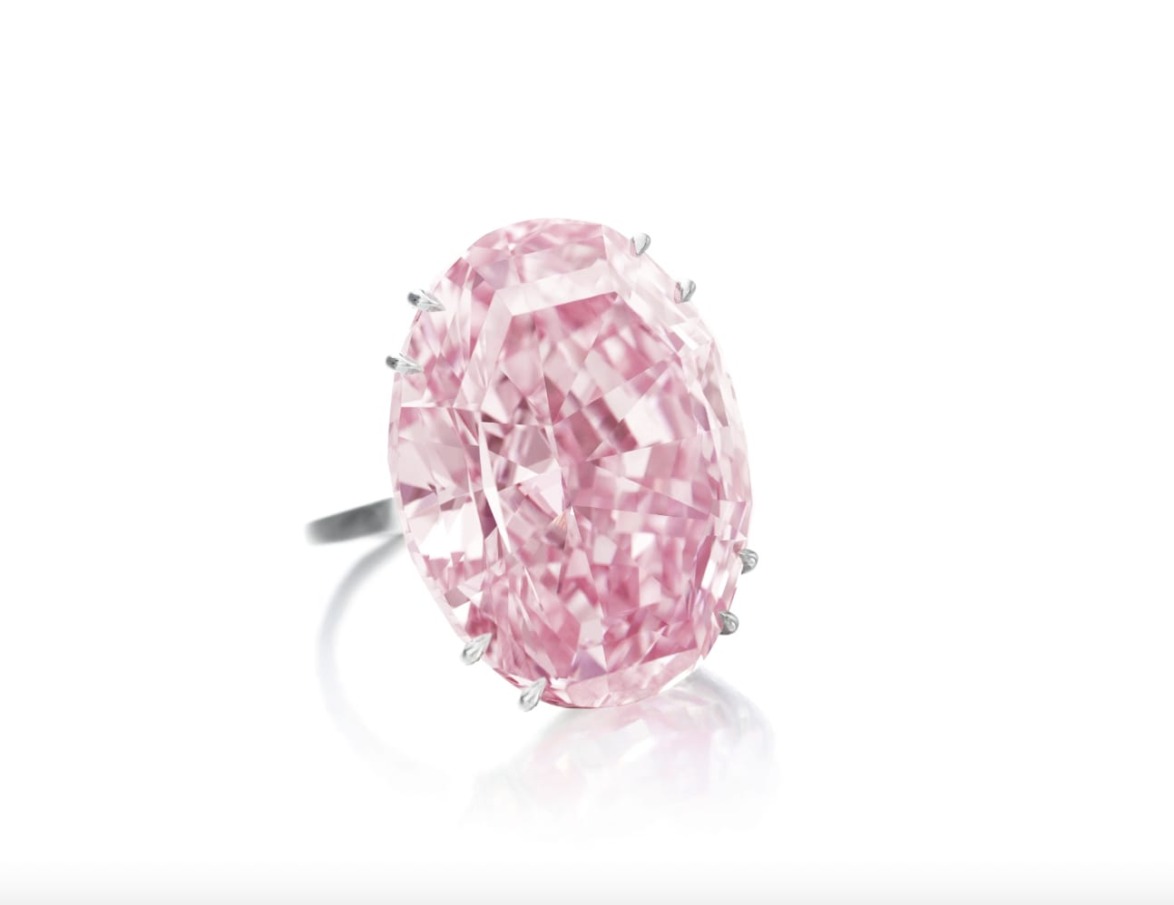 Pink diamonds: The Pink Star is the world record auction for any diamond and the highest jewel price for any work sold in Asia.