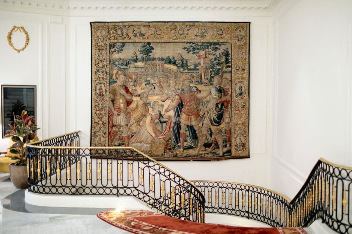Interior details.