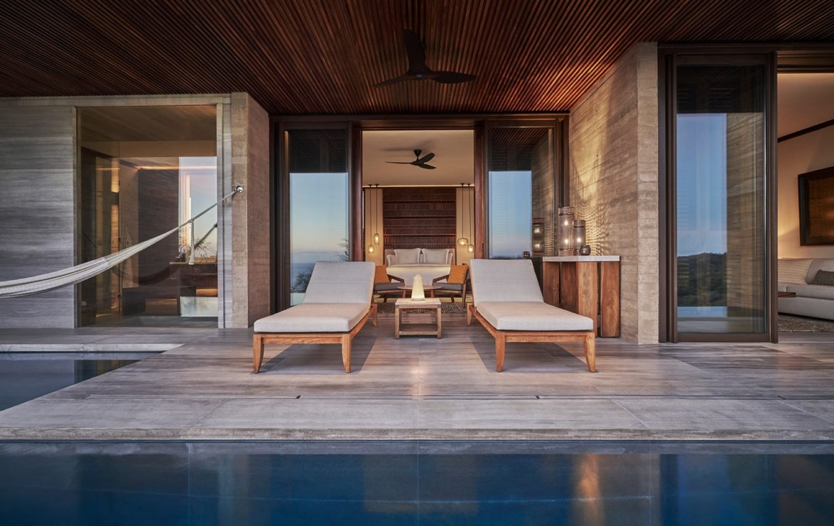 Guest suite at The Four Seasons Resort Tamarindo, México.