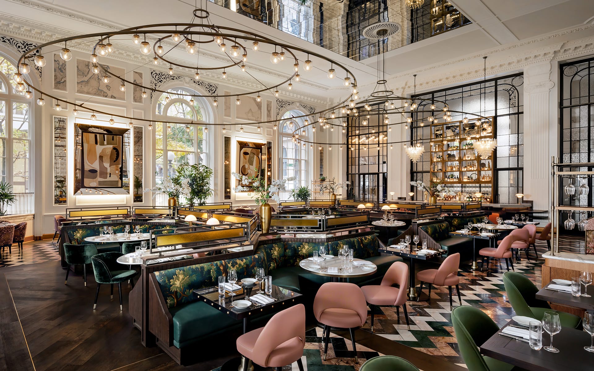The George restaurant at the Fairmont Olympic Hotel.