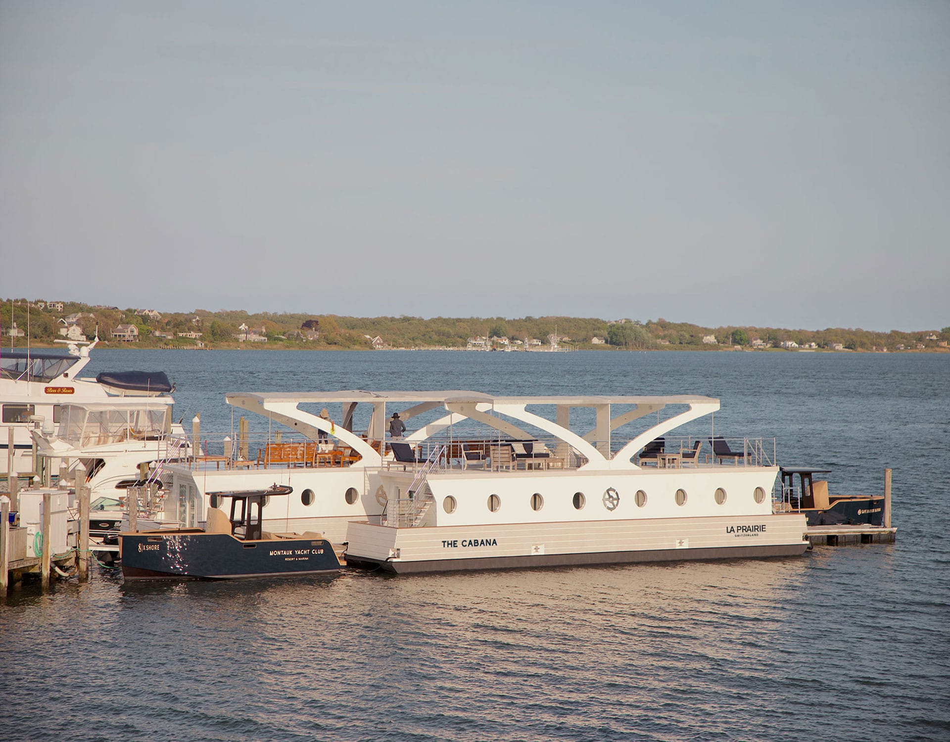 The Cabana at Montauk Yacht Club, which hosts La Prairie’s first-ever seasonal spa in the Hamptons.