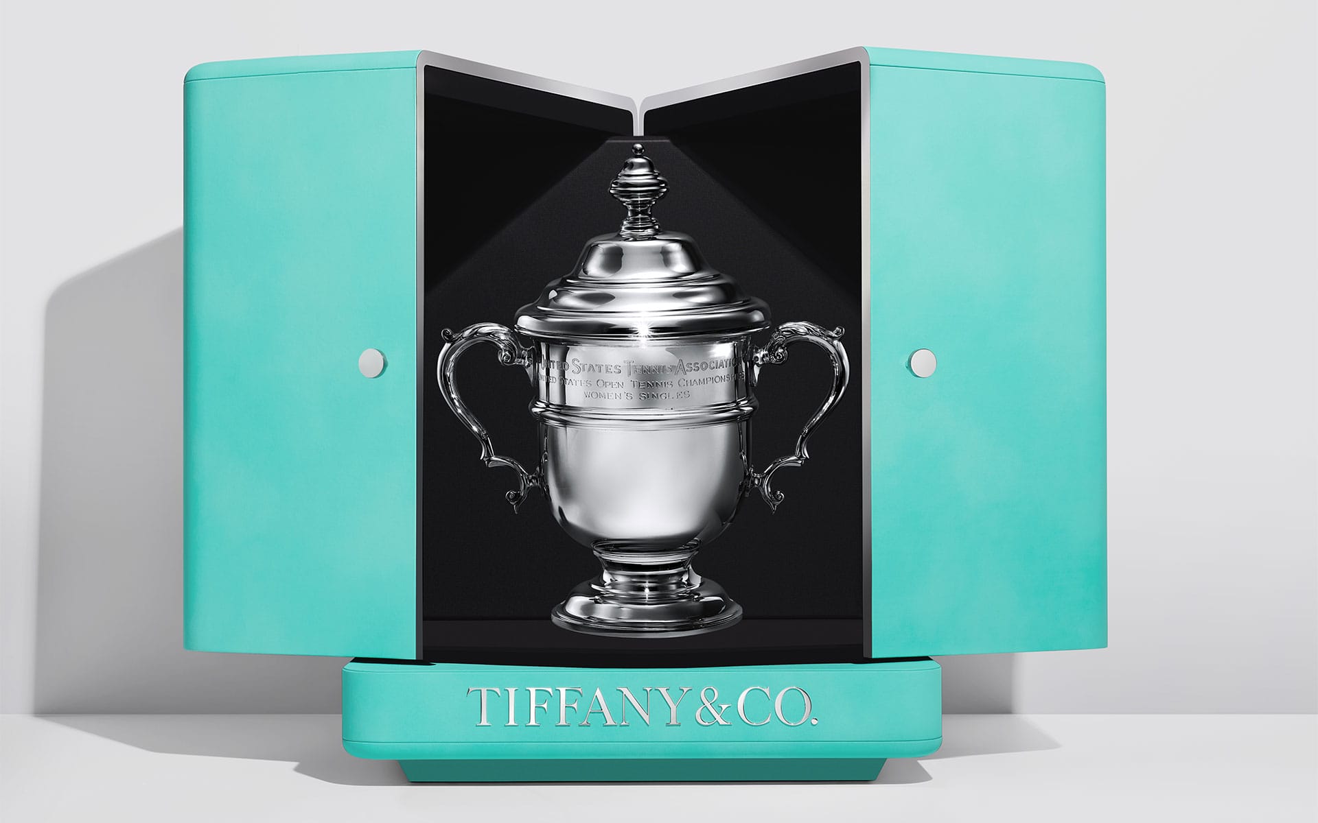 Tiffany & Co. creates the iconic U.S. Open silver trophies for the winners.