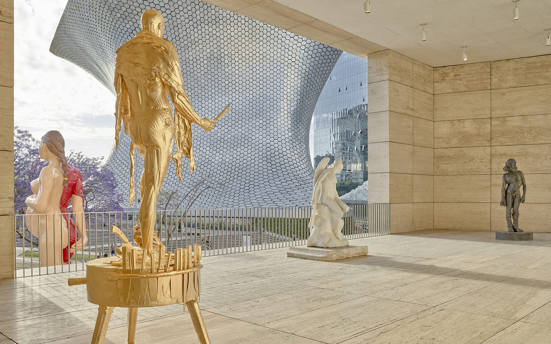 Installation view of “Damien Hirst: To Live Forever (For a While)” at Museo Jumex is among the list of museum exhibitions to this summer.