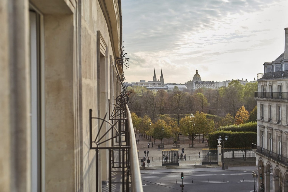 View of Paris from the hotel.