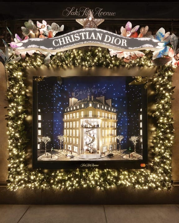 クリスチャンディオール Christian Dior ガラス フォトフレーム Dior Transforms the Facade of Saks Fifth Avenue with a