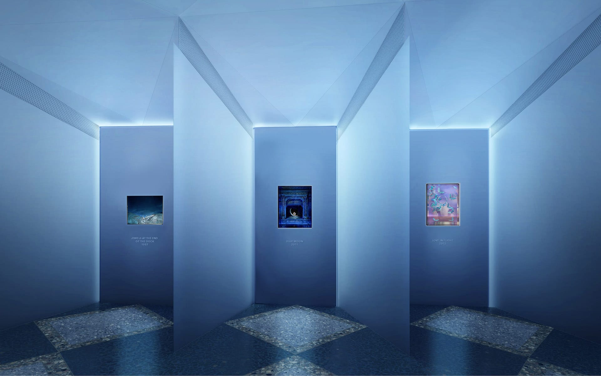 The Tiffany Wonder exhibition In Tokyo.