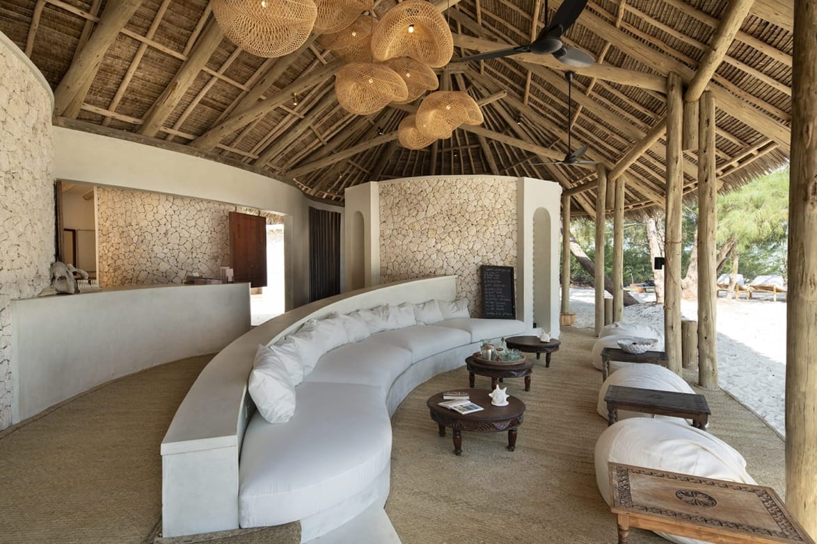 Updated dive center at andBeyond Mnemba Island in Zanzibar.