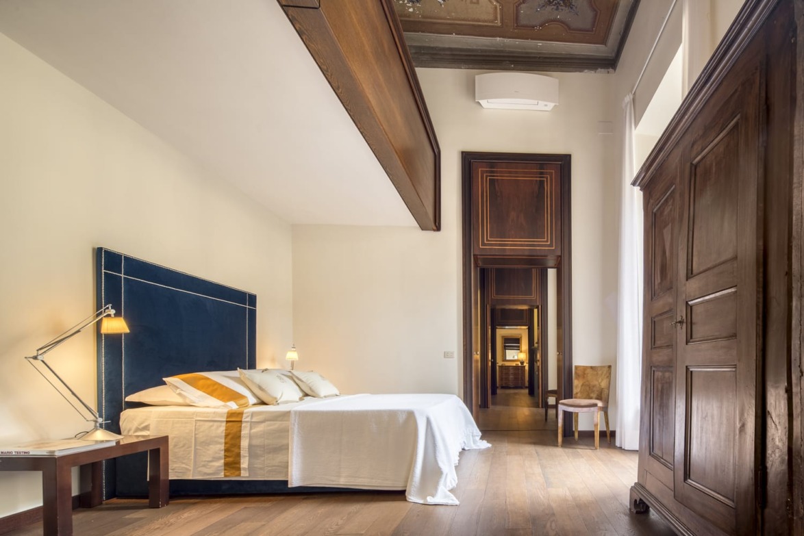 The home features six bedrooms.