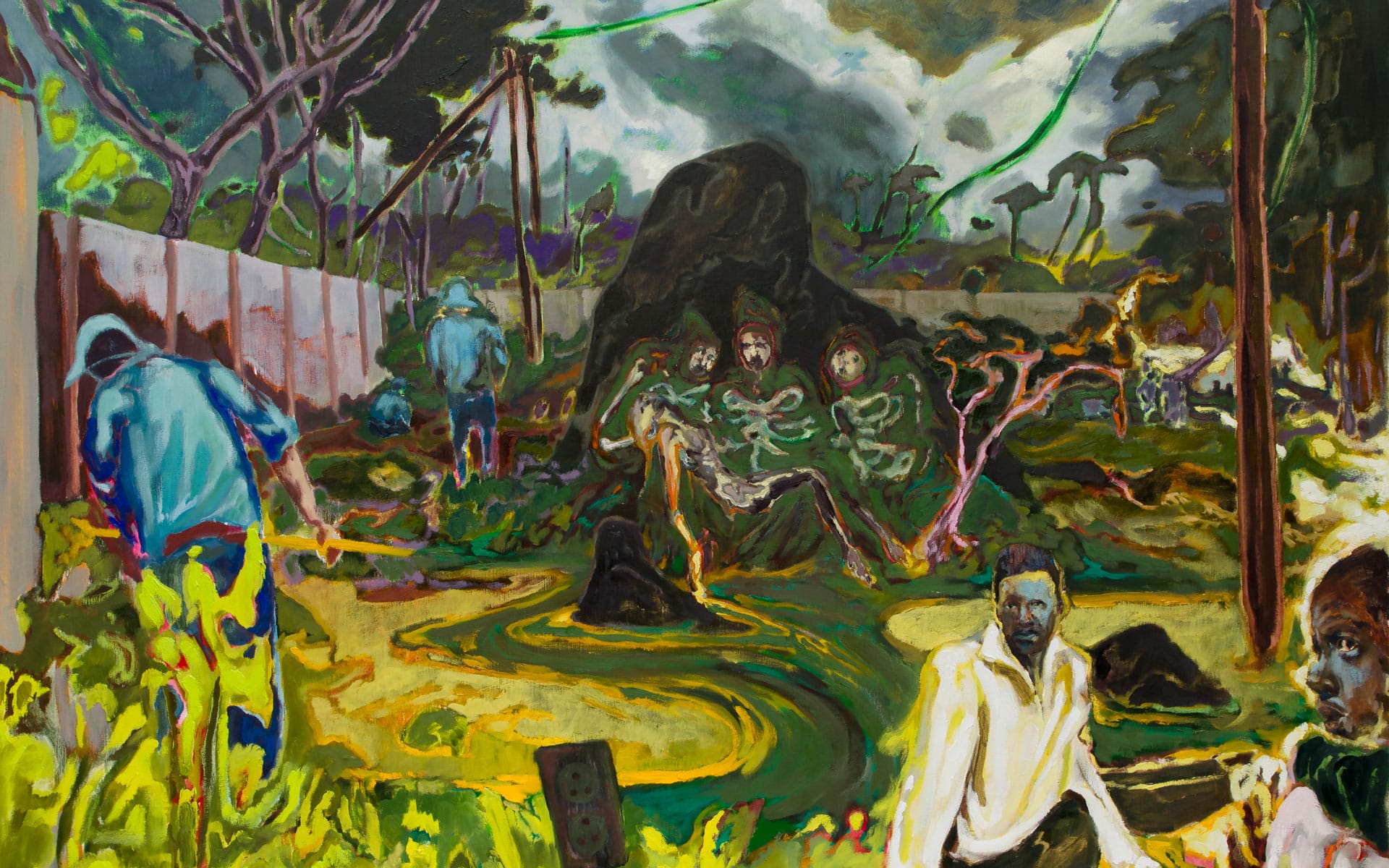 Blake Daniels painting "Agony in the Garden of Gale."