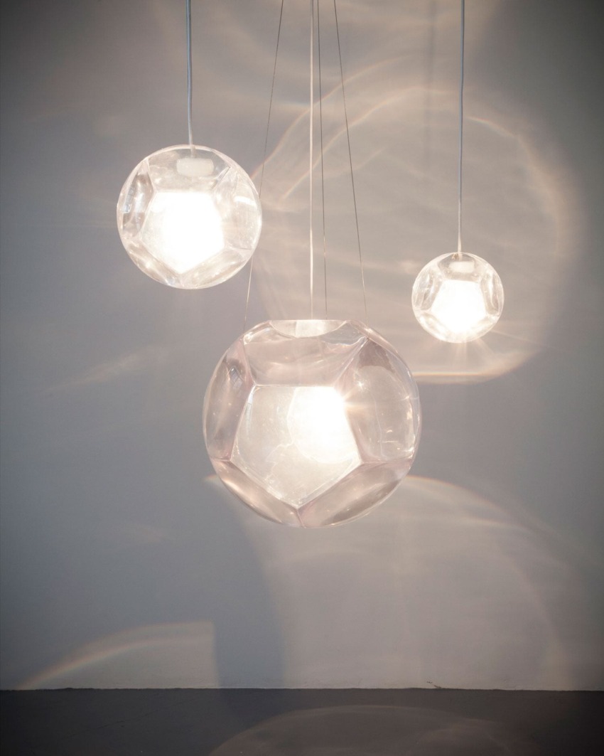 A chandelier designed by Christian Wassmann.
