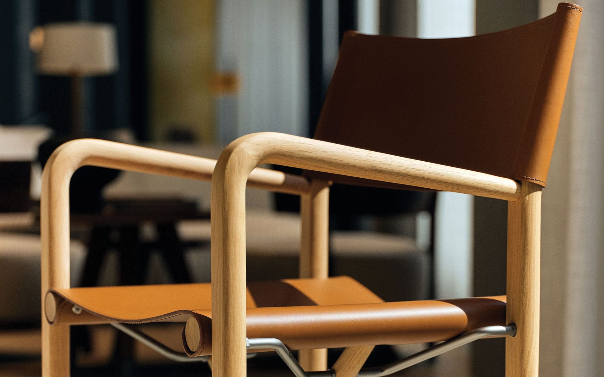 Flexform's Luchino folding chair.