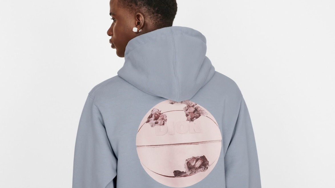 A Dior and Daniel Arsham oversized sweatshirt.