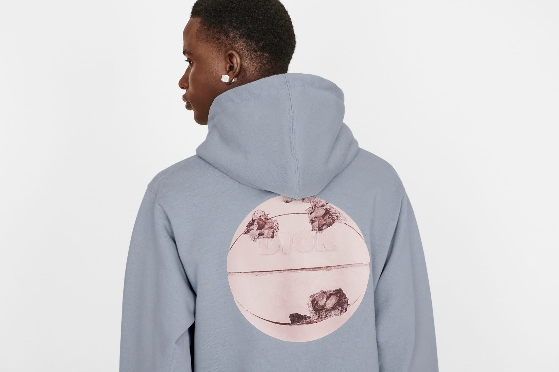 A Dior and Daniel Arsham oversized sweatshirt.