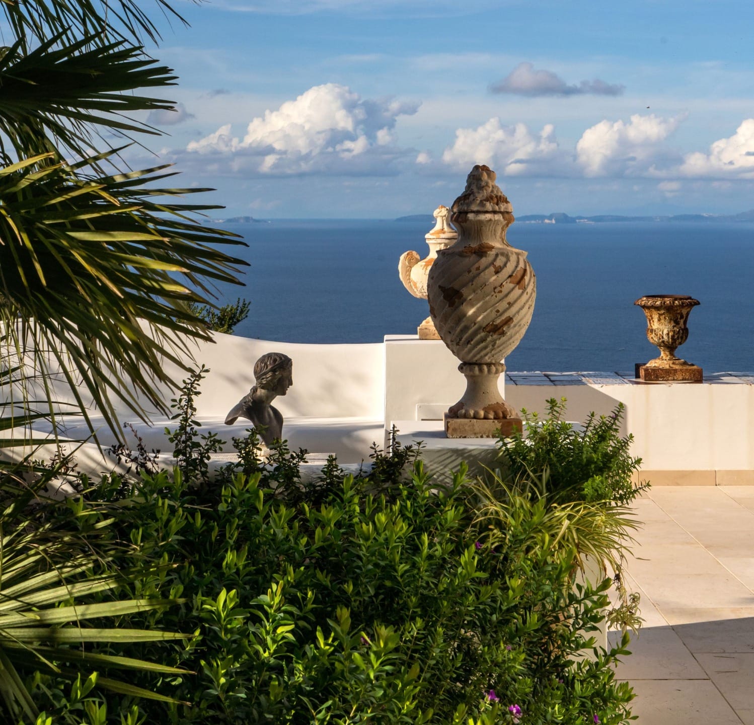 Terrace of Villa Trasillo in Anacapri
