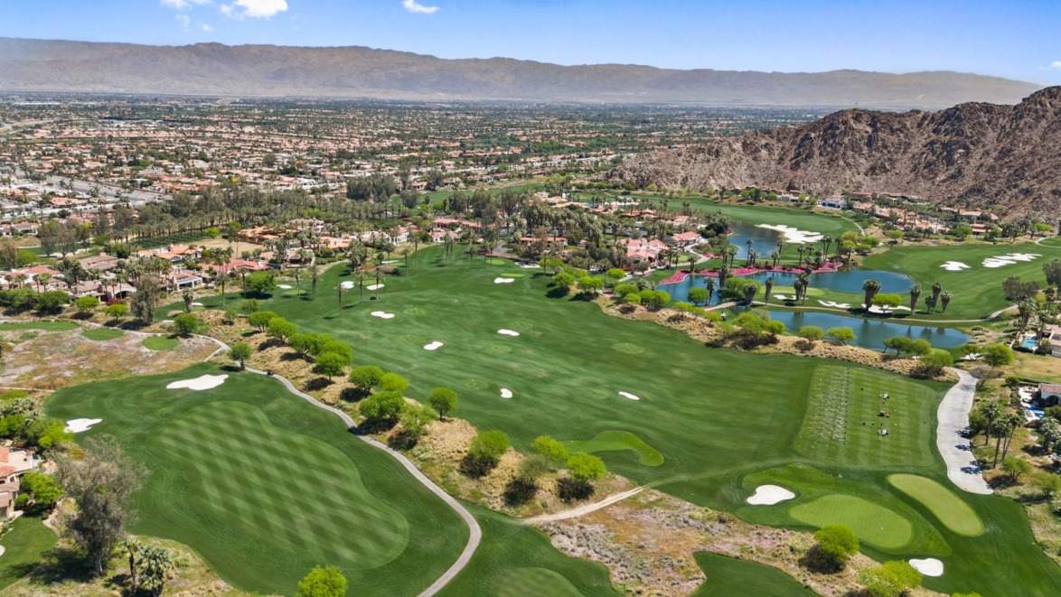 Palmer designed the home and the course, which he used for practice.