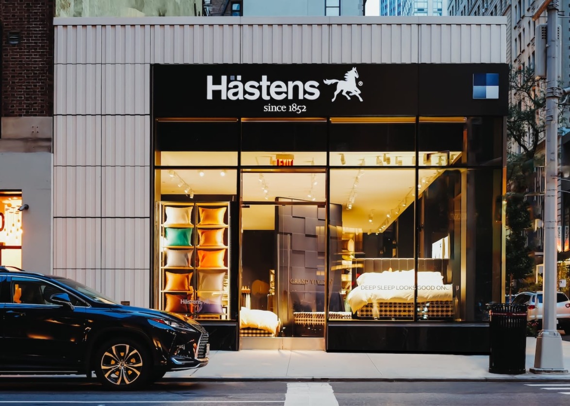 The new Hästens showroom on Madison Avenue