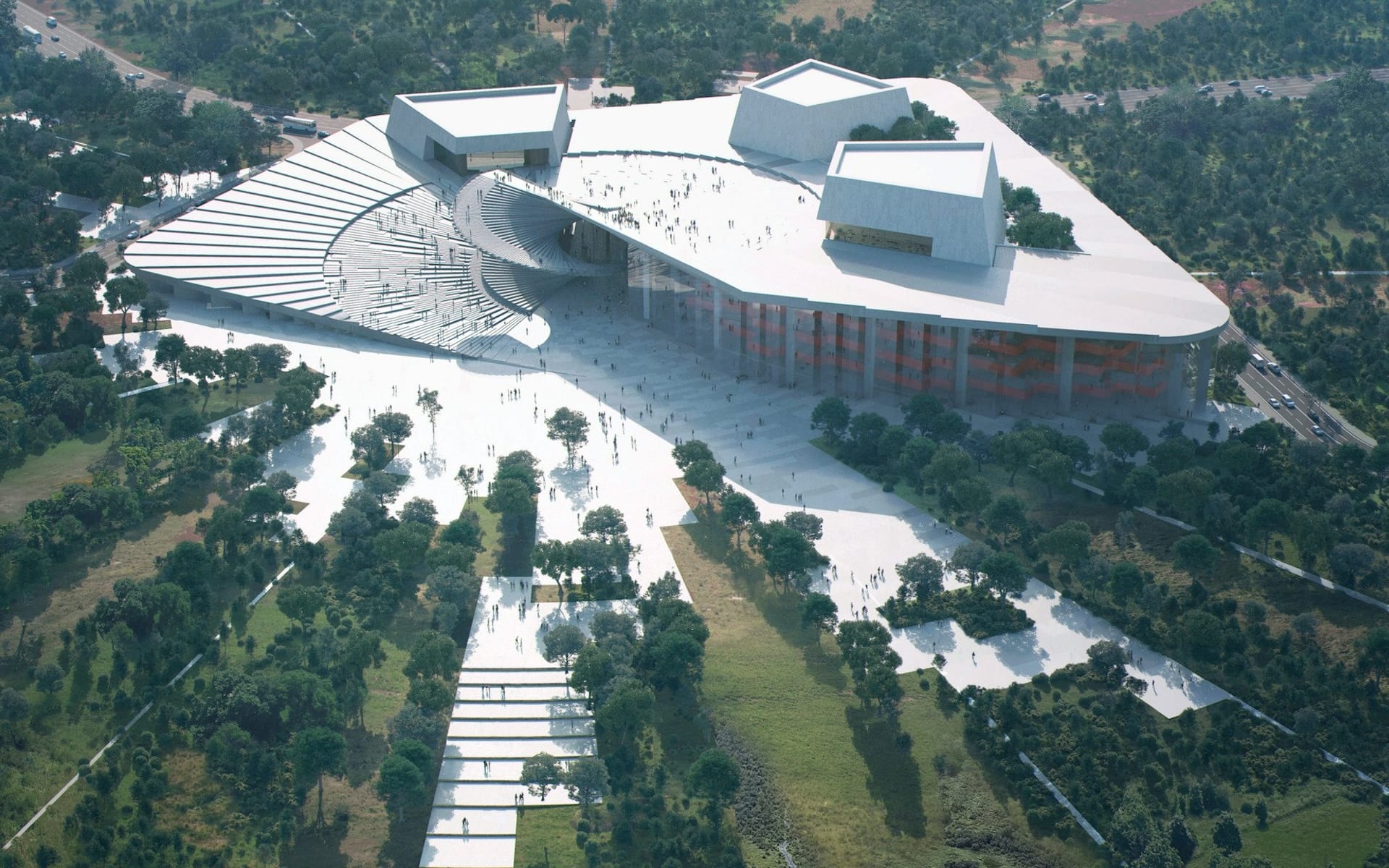 Shanghai Grand Opera House by Snøhetta.