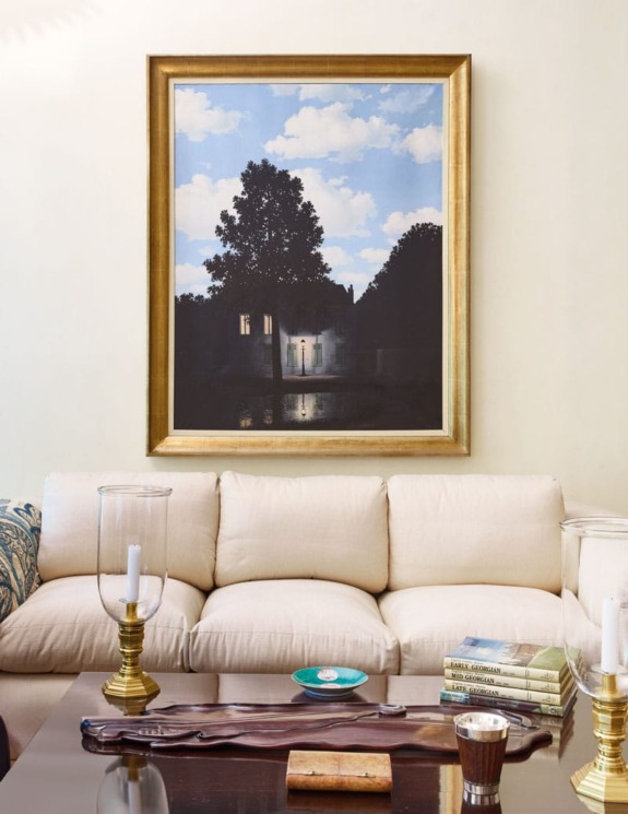 “L'empire des lumières,”in Mica Ertegun’s N.Y. townhouse.