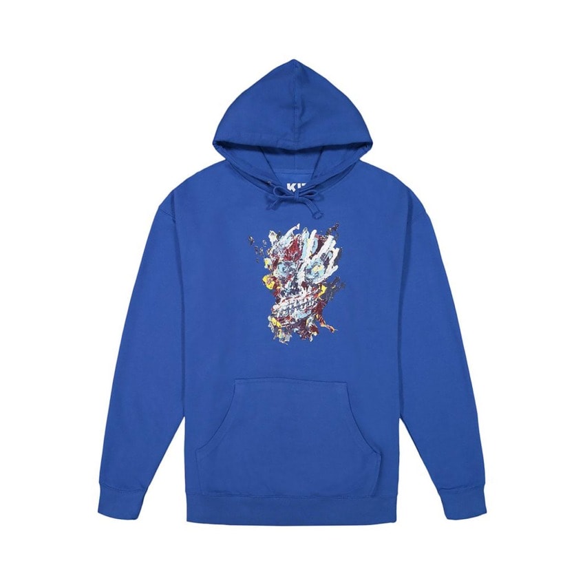 Kit’s Mark Grotjahn Royal Skull hoodie.