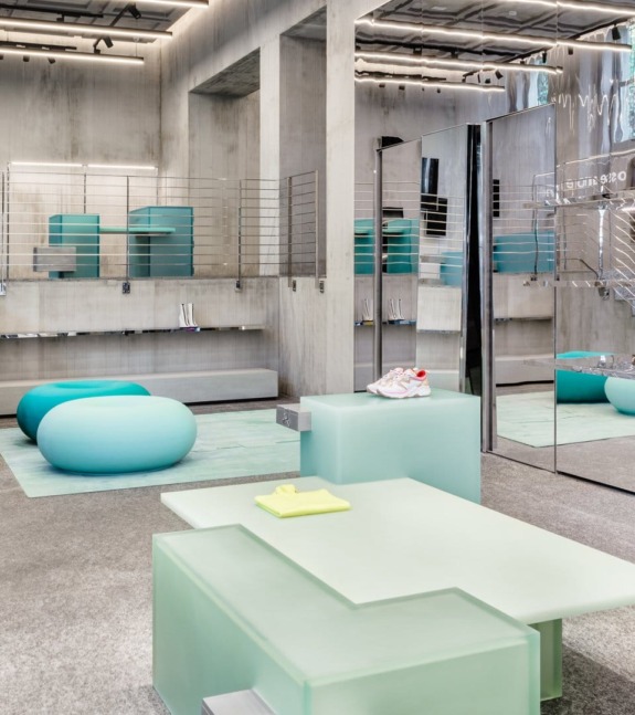 The MSGM flagship in Brera.