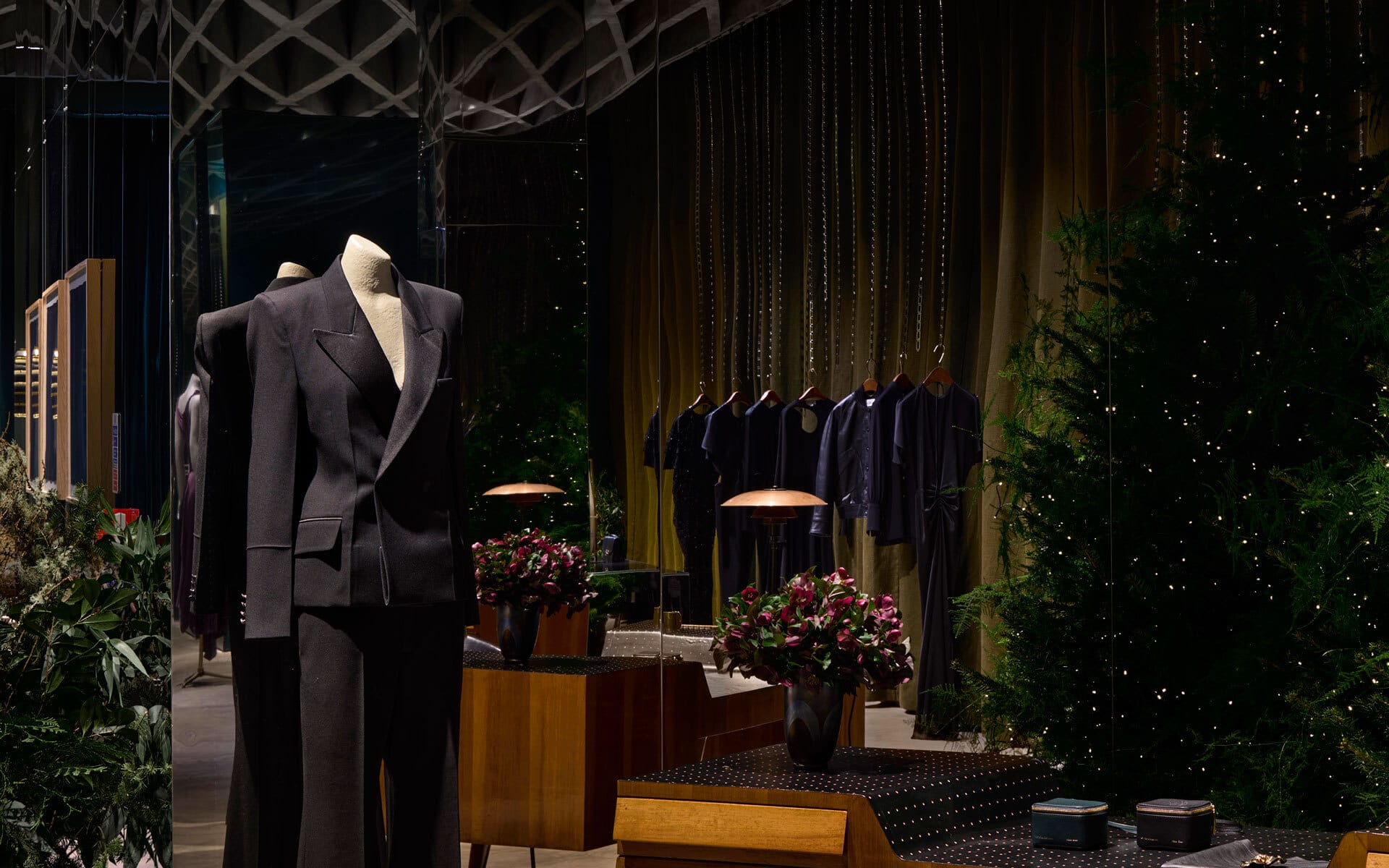 Interior of the Victoria Beckham flagship store.