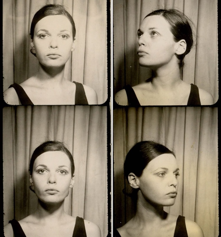 Photographs of a young Pat Steir