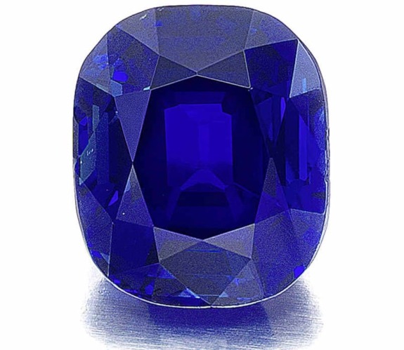 9.23 carat Kashmir sapphire.