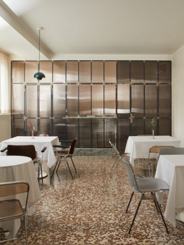 The dining room at Sandí.