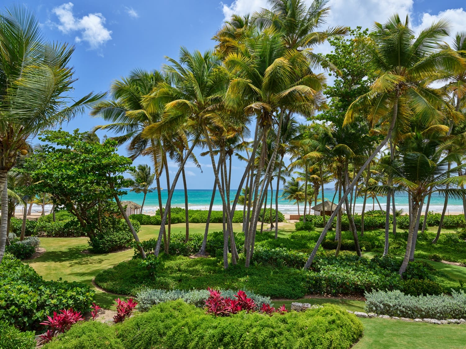 An ocean front view from one of the guest rooms.