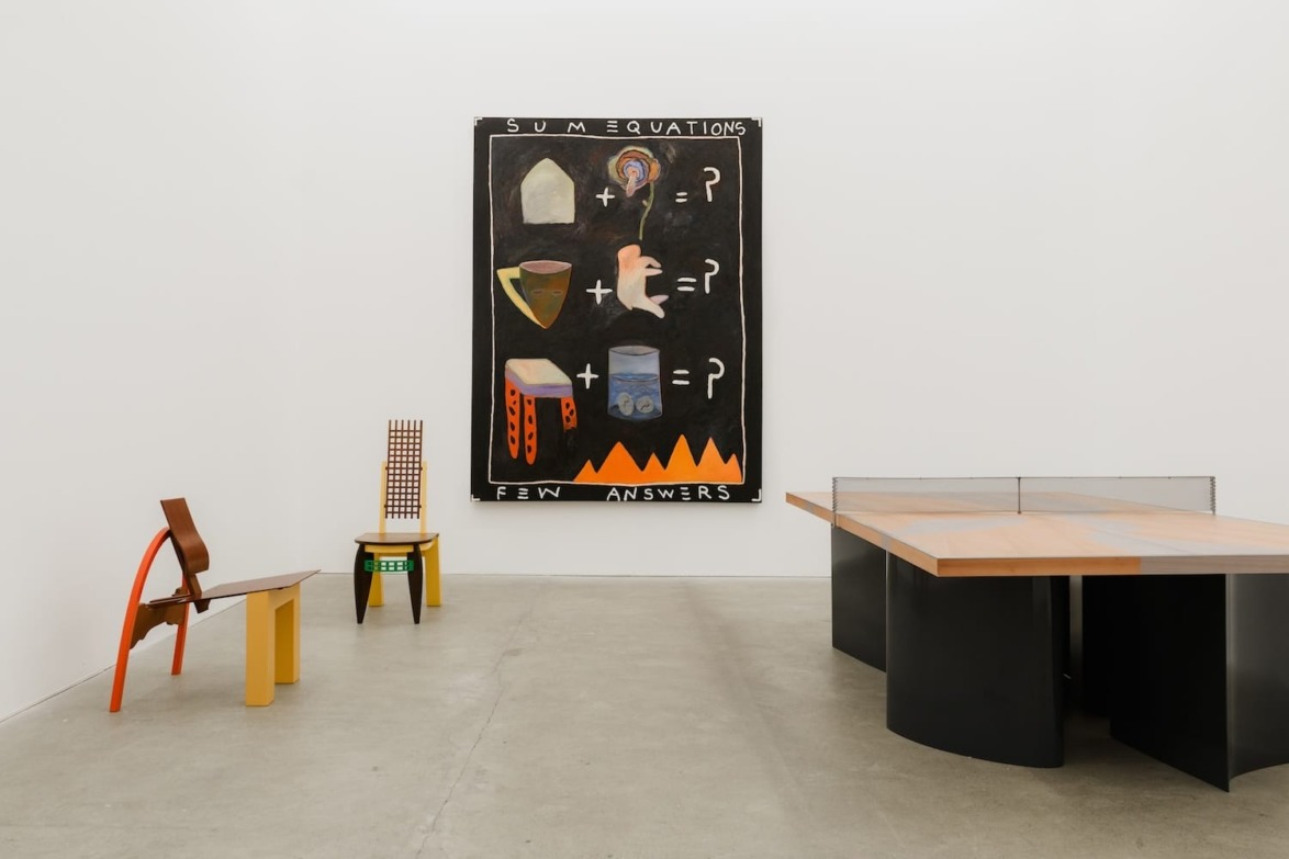 Installation view of “Same Blue As the Sky.”