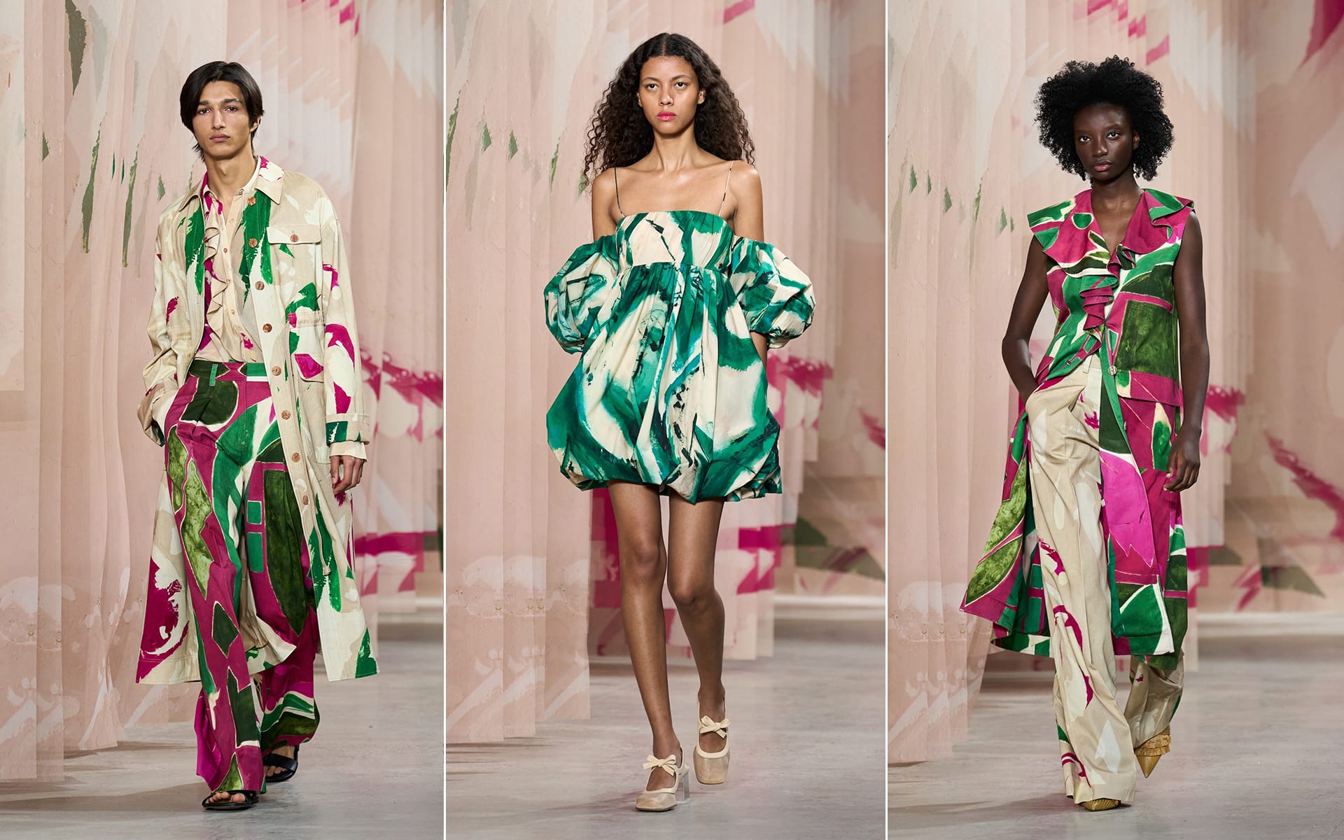 Looks from Ulla Johnson Spring/Summer 2025.