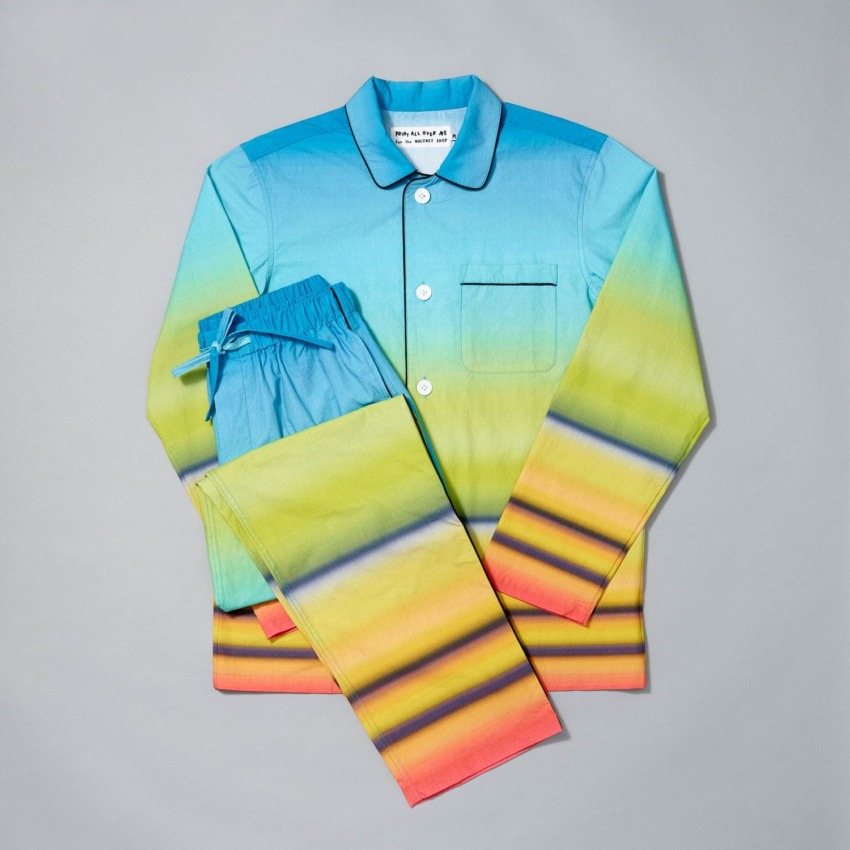 The Whitney Shop’s Edward Hopper Railroad Sunset pajama set.