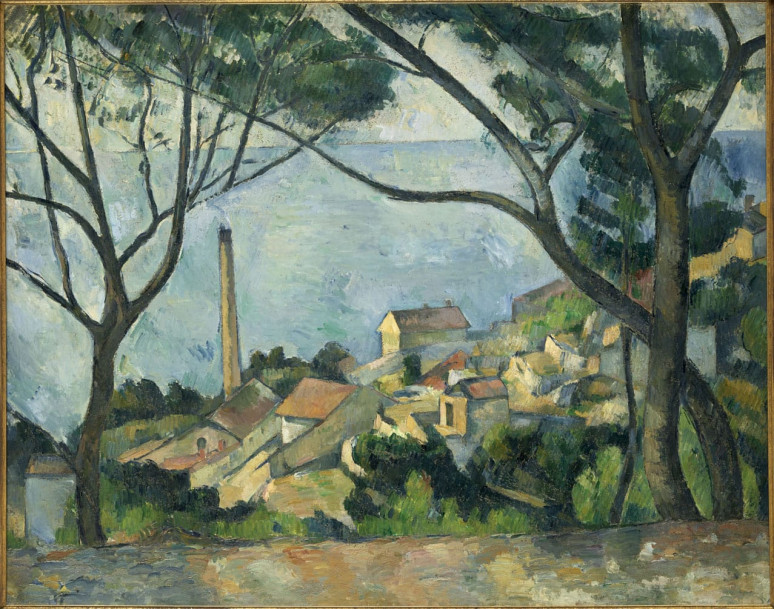 Paul Cezanne, La Mer à l’Estaque, (1878-1879).