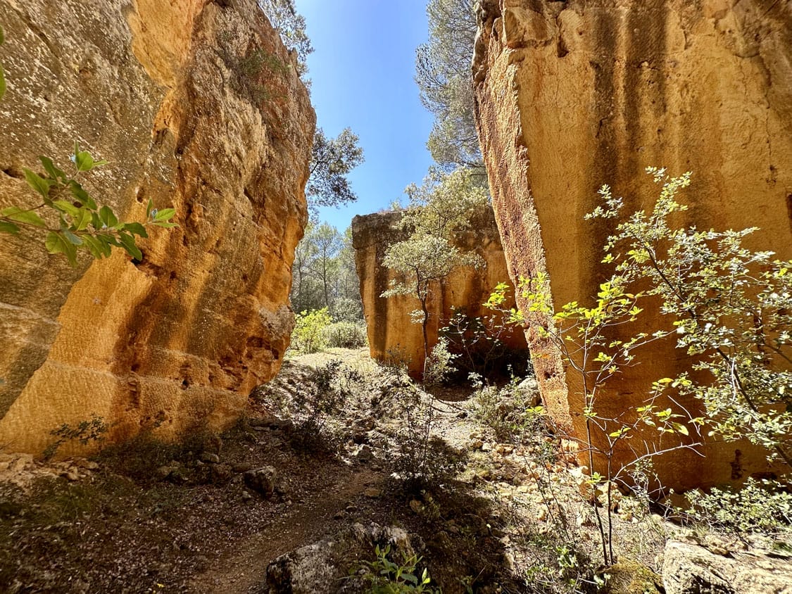 Carrières de Bibémus, Aix-en-Provence.